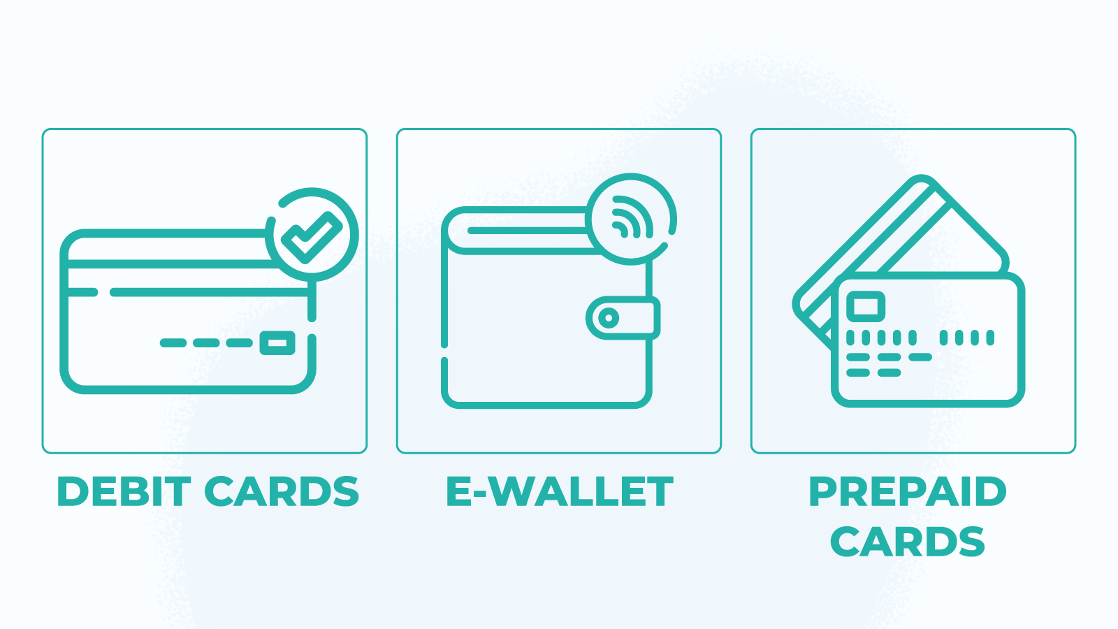 Payments variety & cash out speed