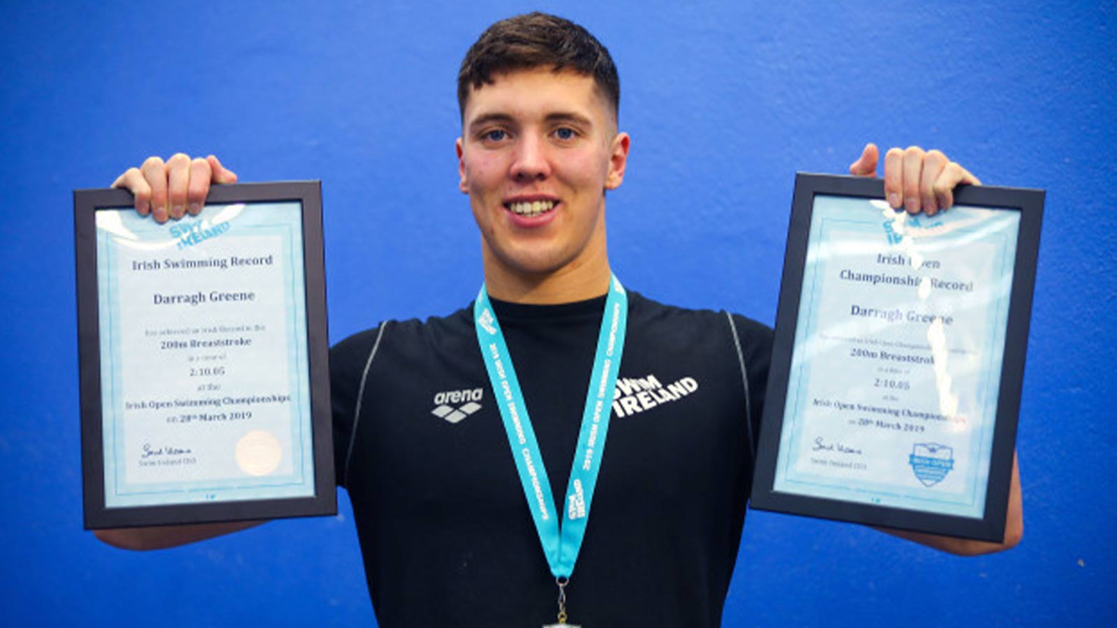 Darragh Greene - Breaststroke record holder