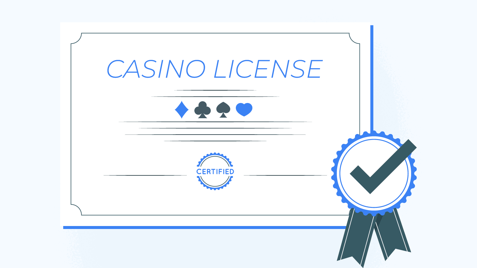 Know that you play at a licensed casino