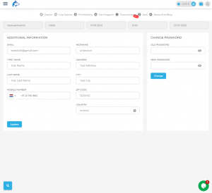 Wolfy Casino desktop layout screenshot showing navigation and featured categories – tested