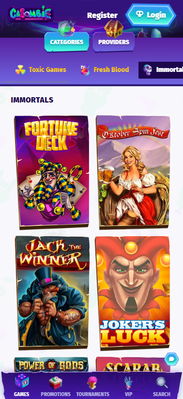 Casombie Casino Preview Image 1