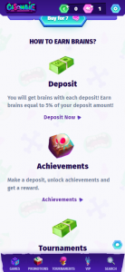 Casombi Casino mobile layout screenshot showing interface structure and navigation menu – tested