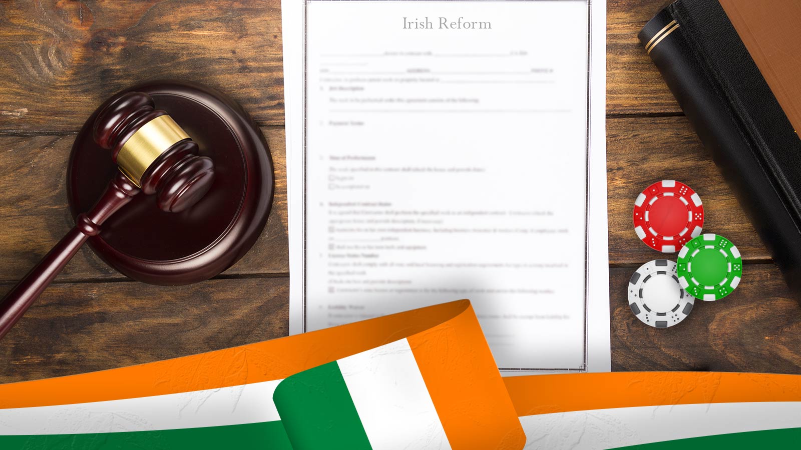 What does the Irish reform on gambling entitle