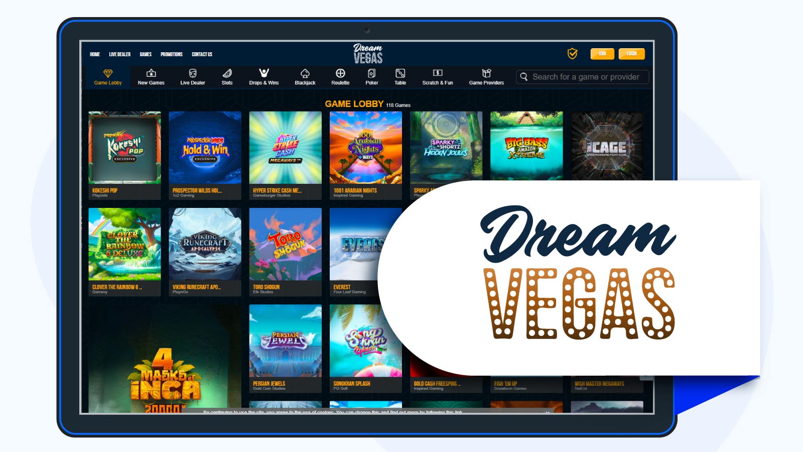 Dream Vegas Casino lobby