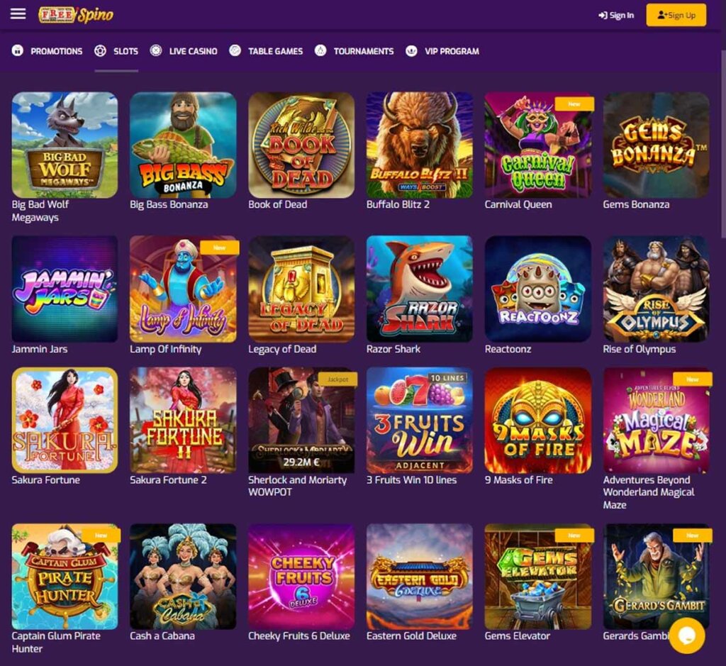 free-spino-Casino-desktop-preview-slots