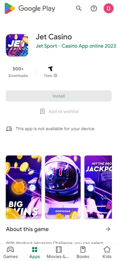 jet-casino-mobile-app-android-homepage