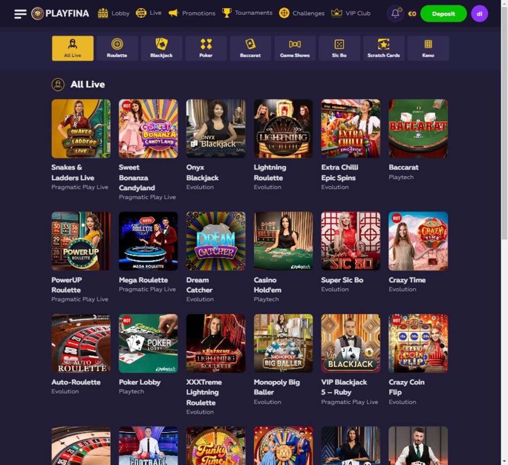 playfina-Casino-desktop-preview-live-casino
