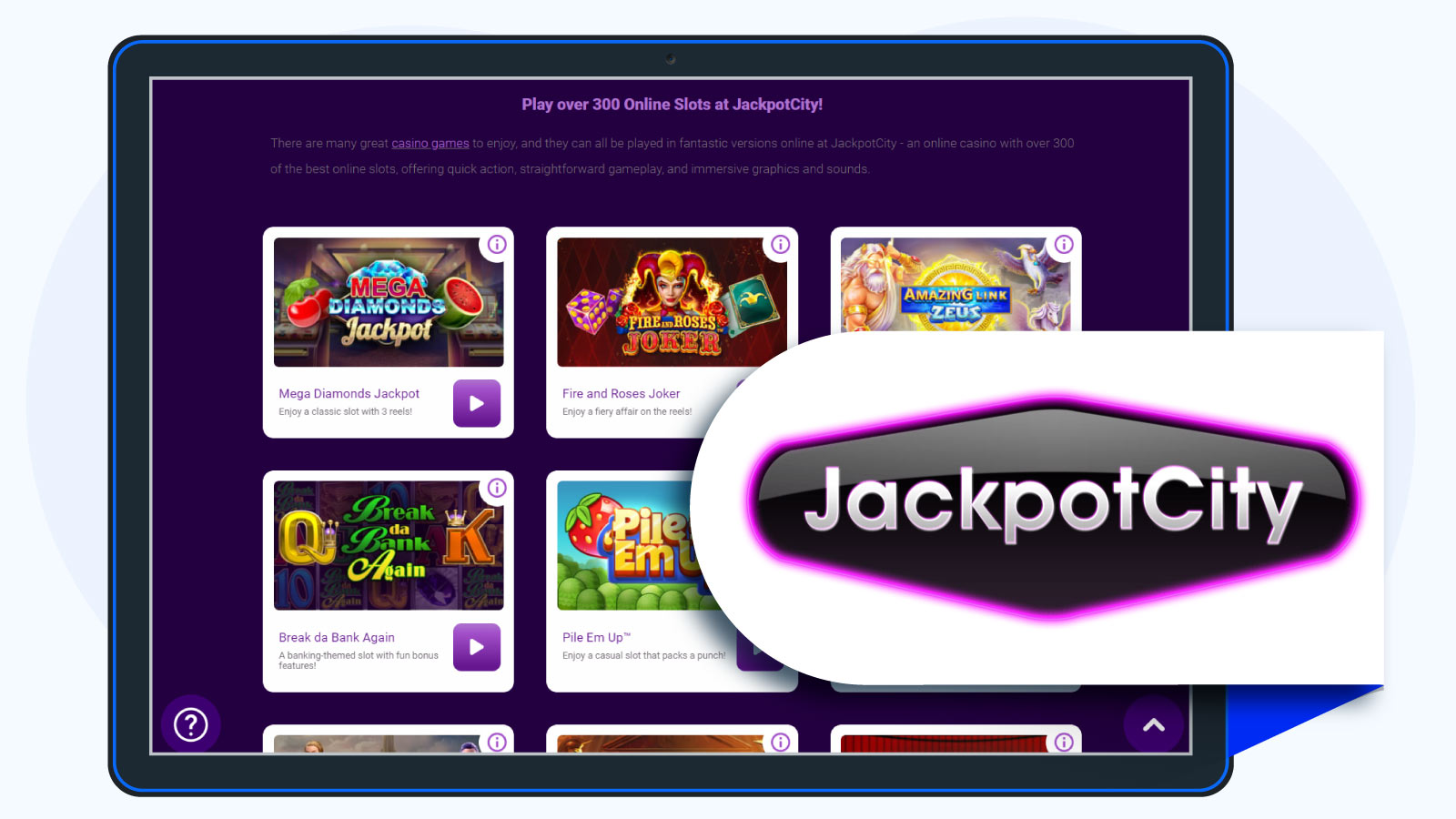JackpotCity Casino – Casino with the best choice for e-wallet withdrawal