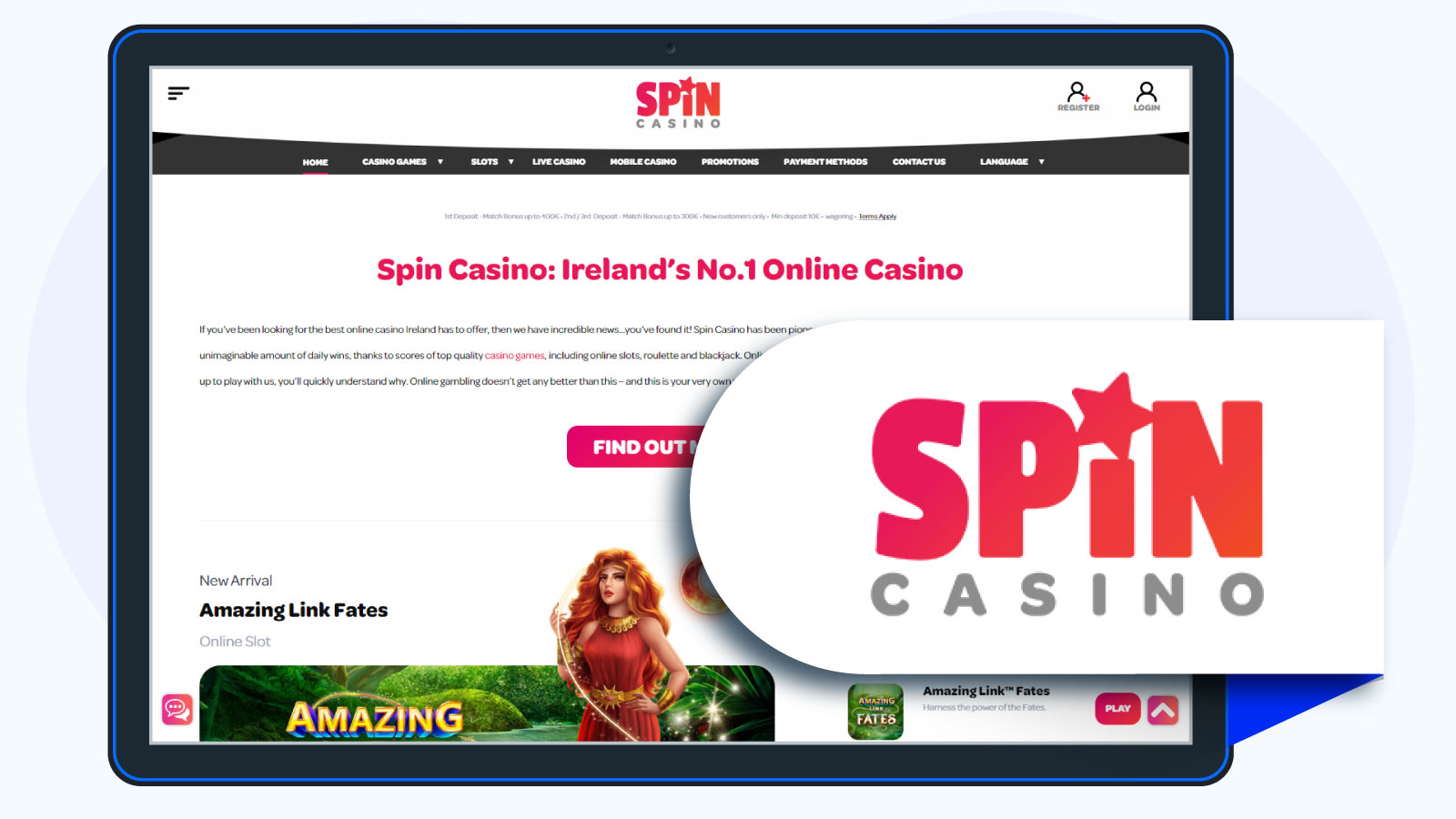 Spin Casino – The best offer to try out a casino with multiple game types
