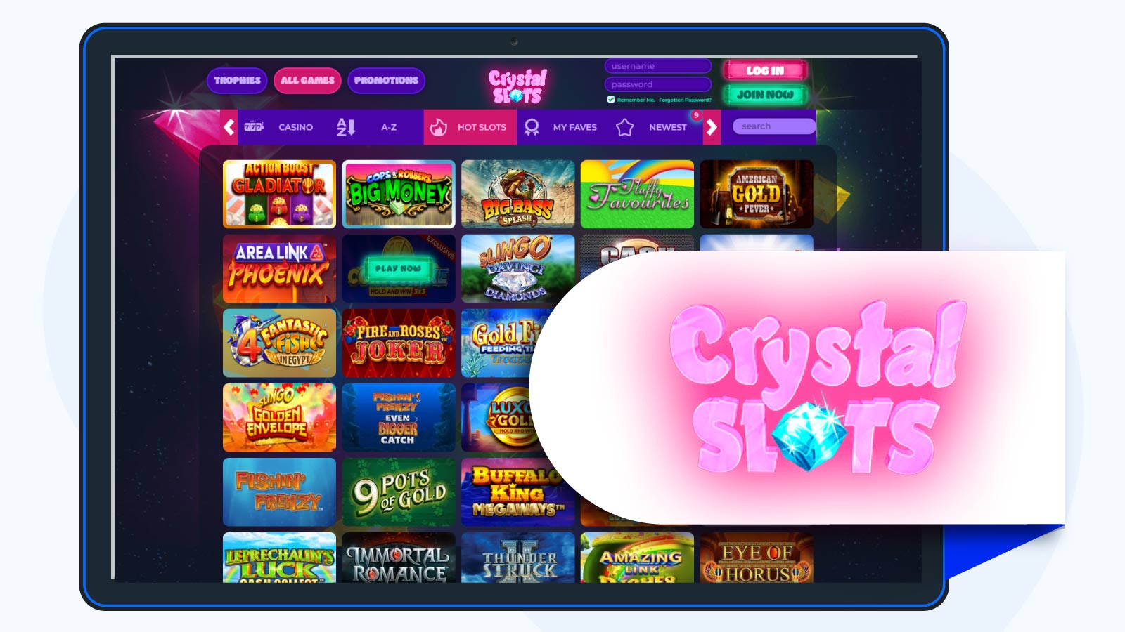 Crystal Slots Casino – Best for Deposit Casino Bonus Review