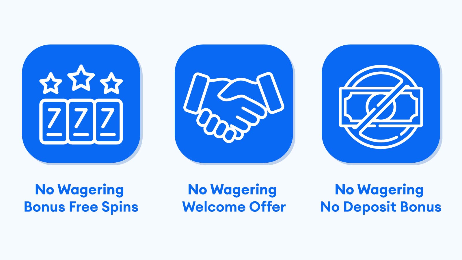 Types of No Wagering Bonuses
