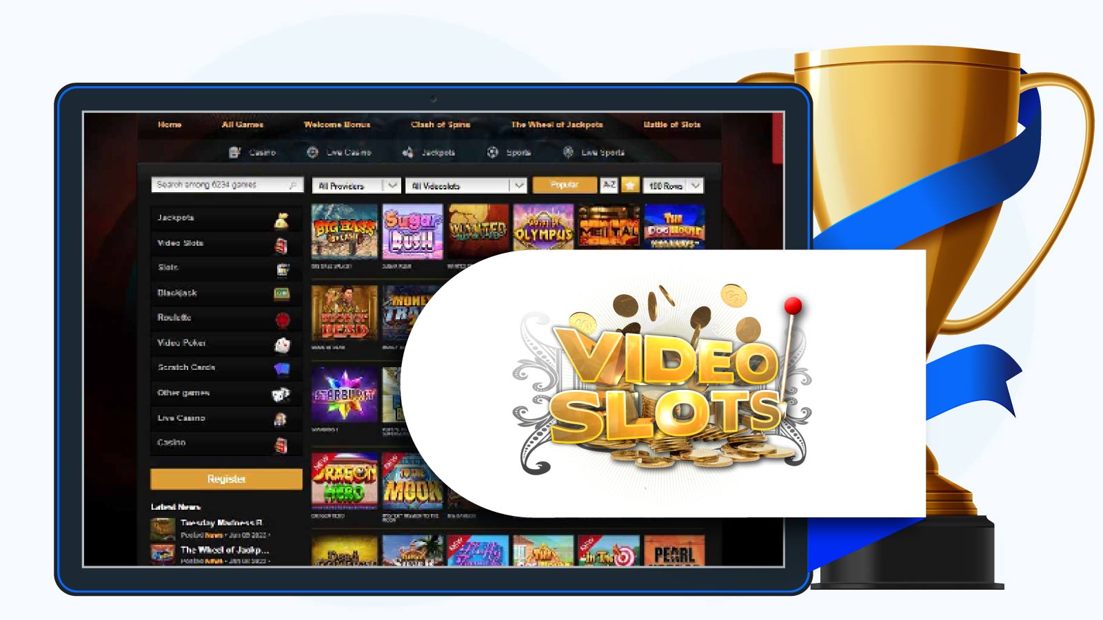 Videoslots Casino – Best No Wagering Casino