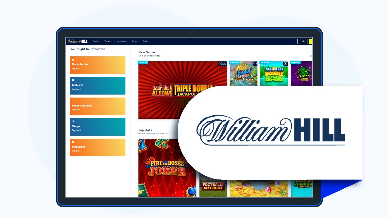 William Hill Casino Deposit €10 get 200 free spins