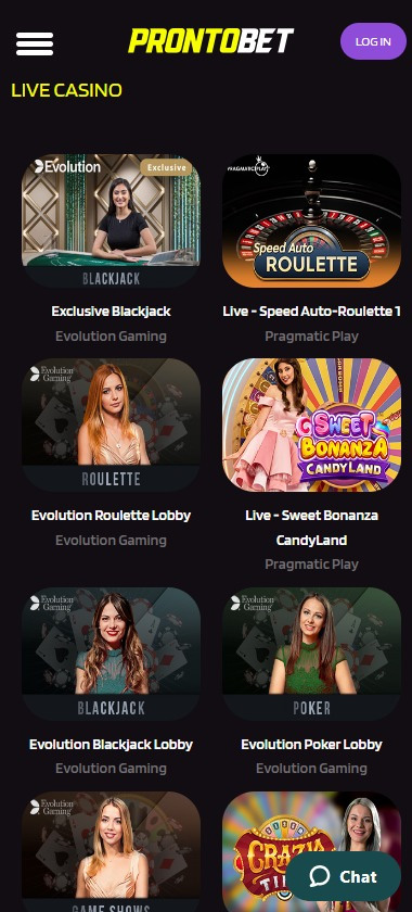 prontobet-casino-mobile-preview-live-casinos