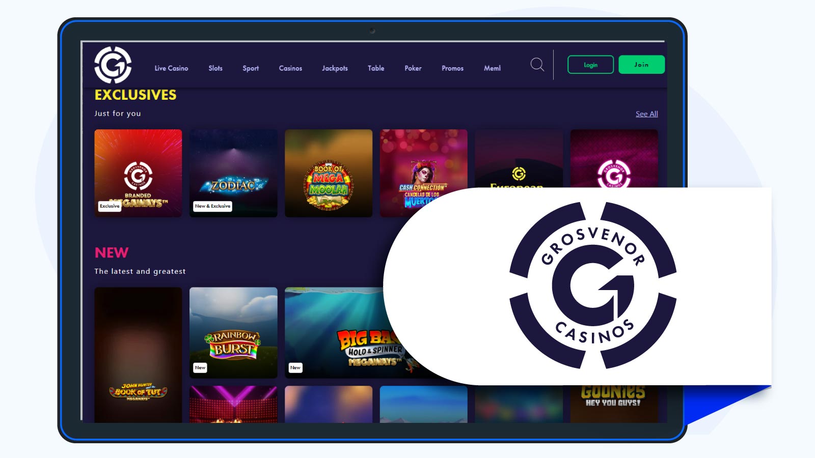 Grosvenor – Best Playtech Casino for player security