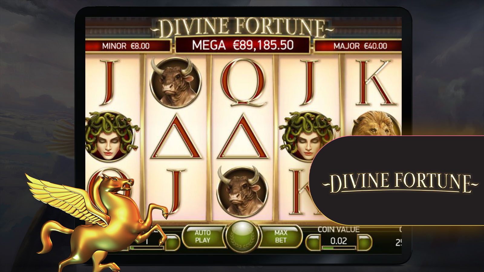 Divine Fortune's- NetEnt greatest progressive jackpot slot