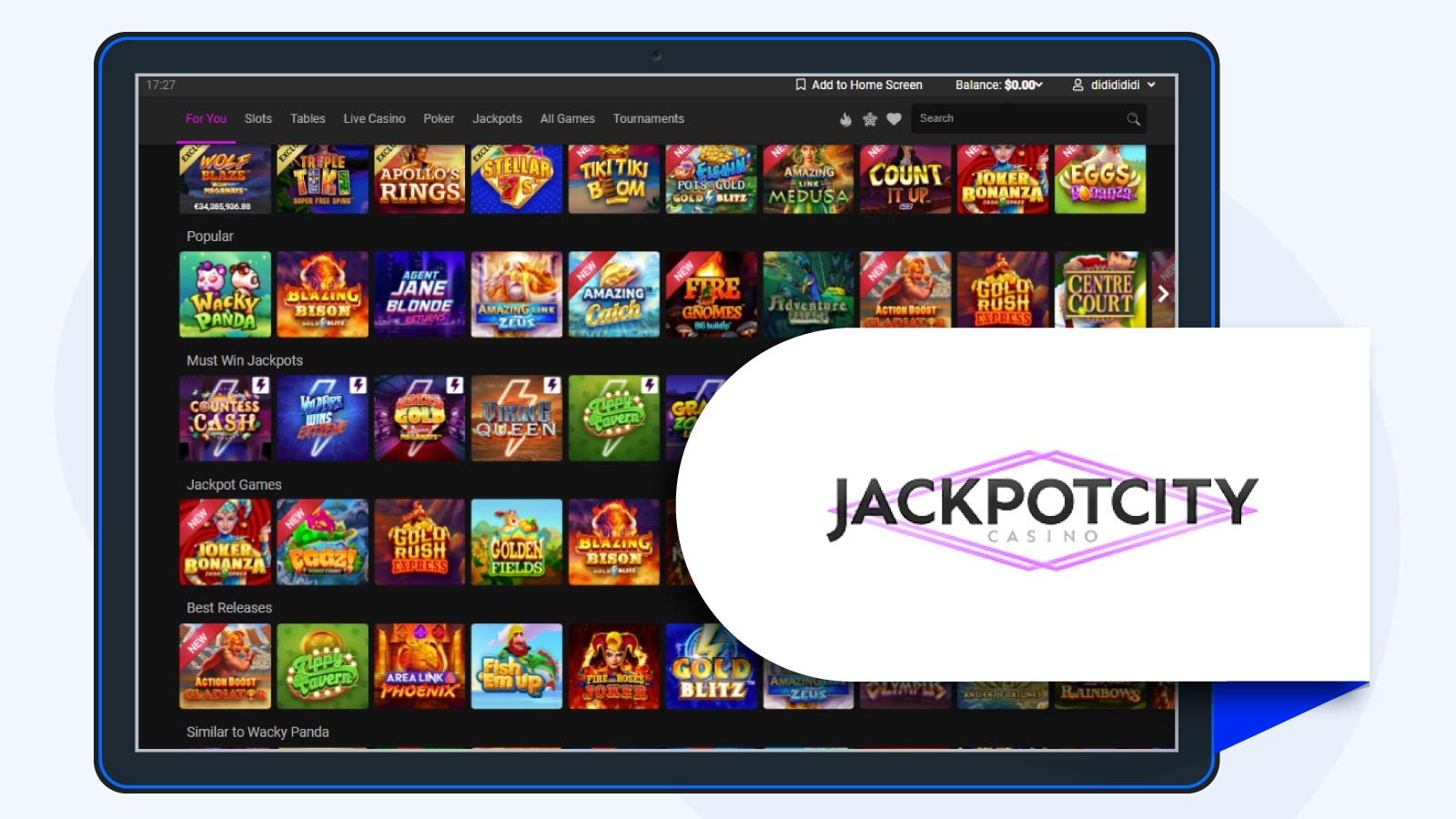 Jackpot City Casino – editor’s choice for minimum deposit casino