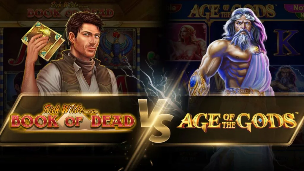 Book of Dead or Age of Gods? 7 Key Differences & Free Spins Value