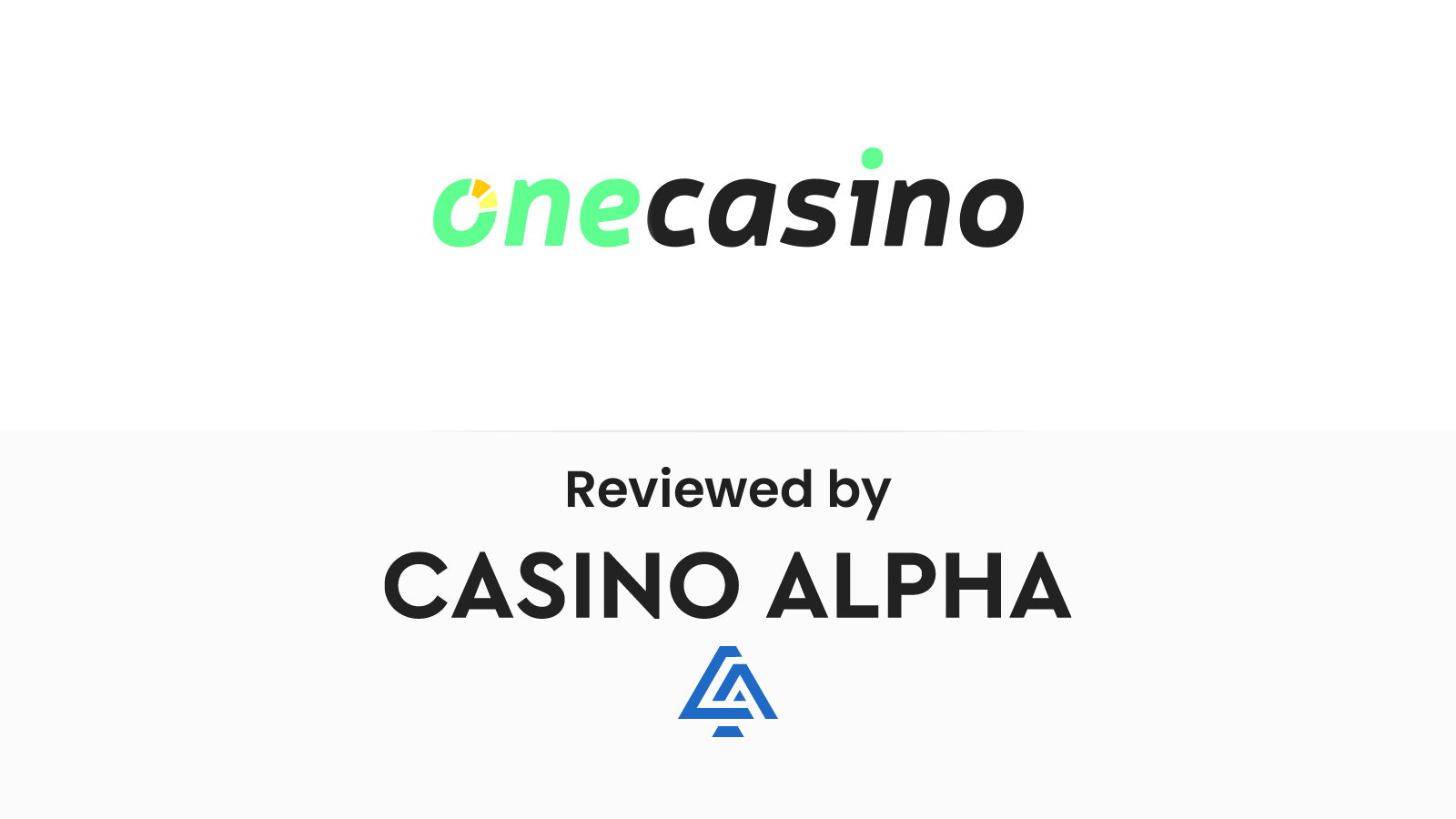 One Casino Review - July
 2024