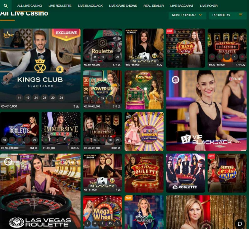 Gomblingo Casino live dealer games review