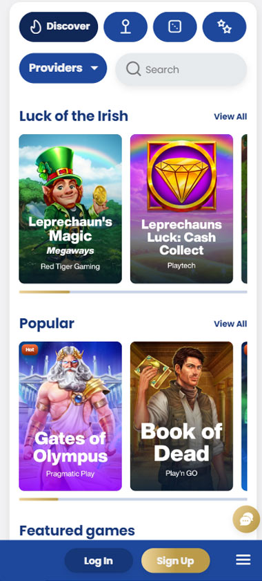 Lukki Casino game types mobile review