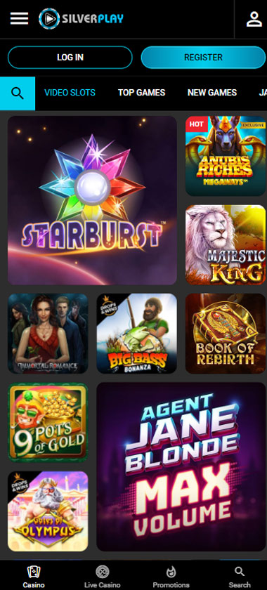 Silverplay Casino Slot review mobil