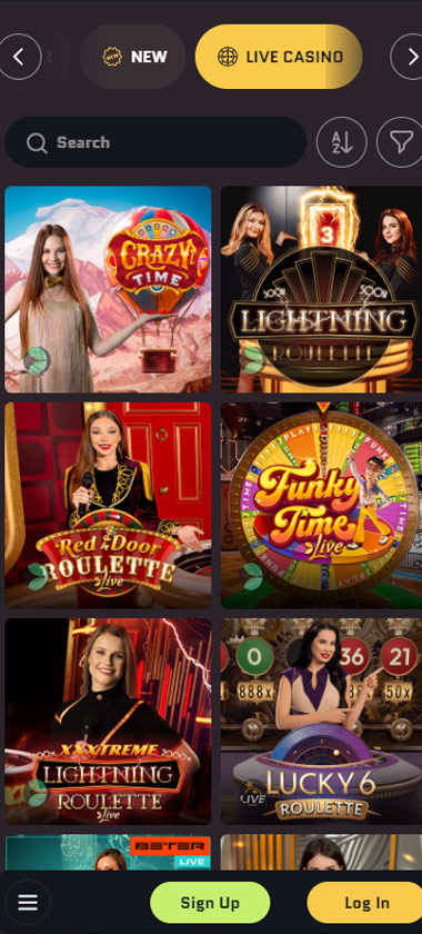 Wanted Win Casino live dealer games mobile review