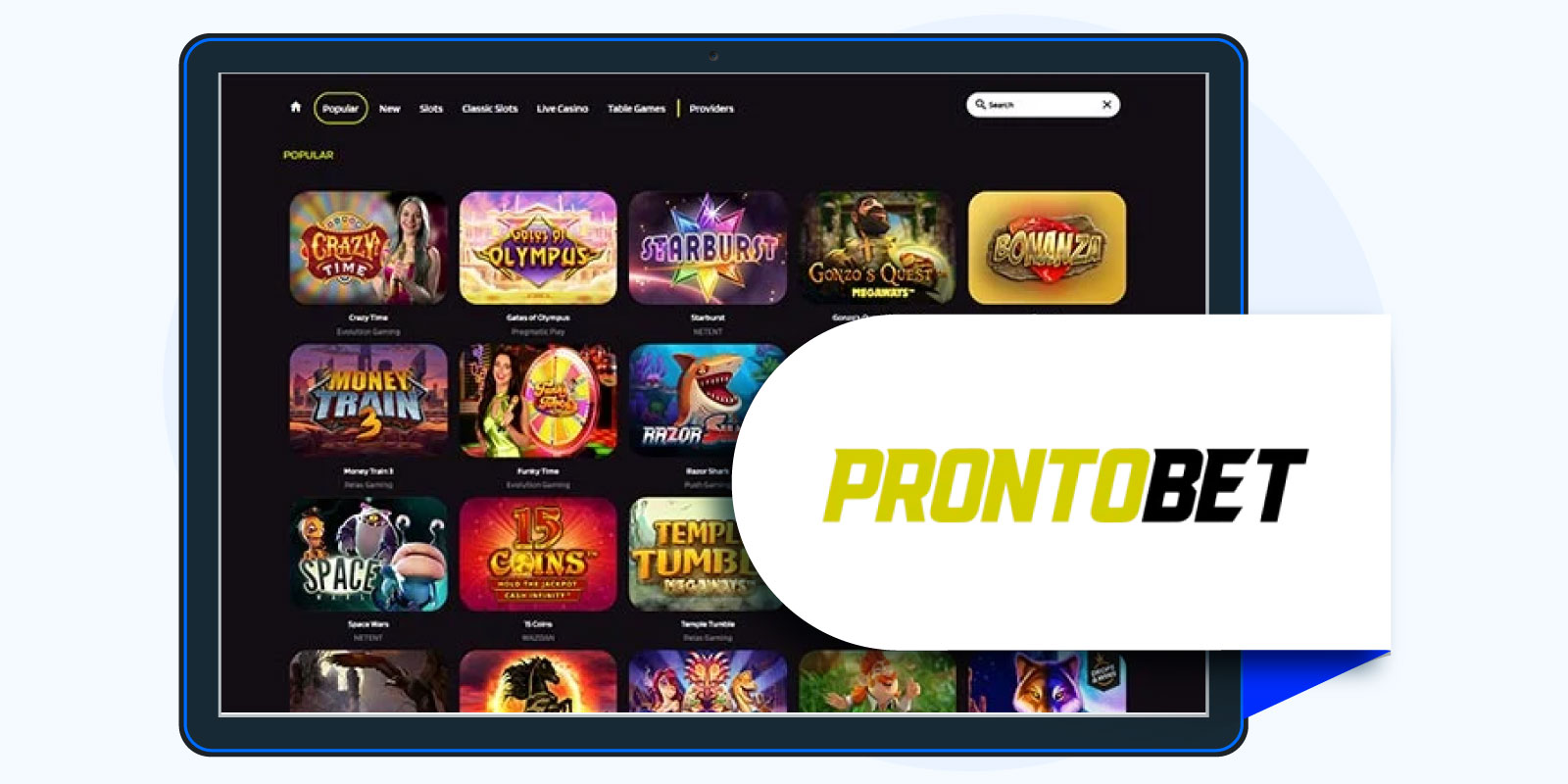 #2. ProntoBet Casino - Best for High-Value Bonuses