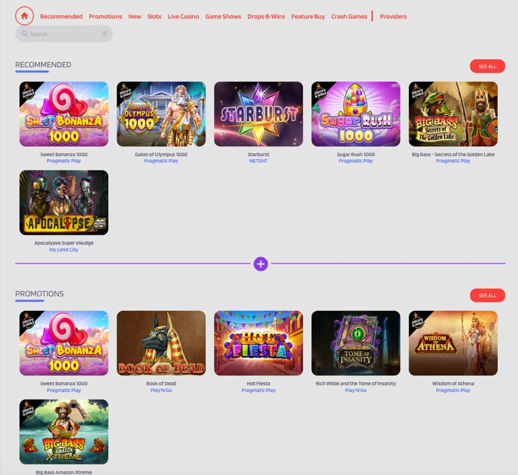 quickslot-casino-homepage-review