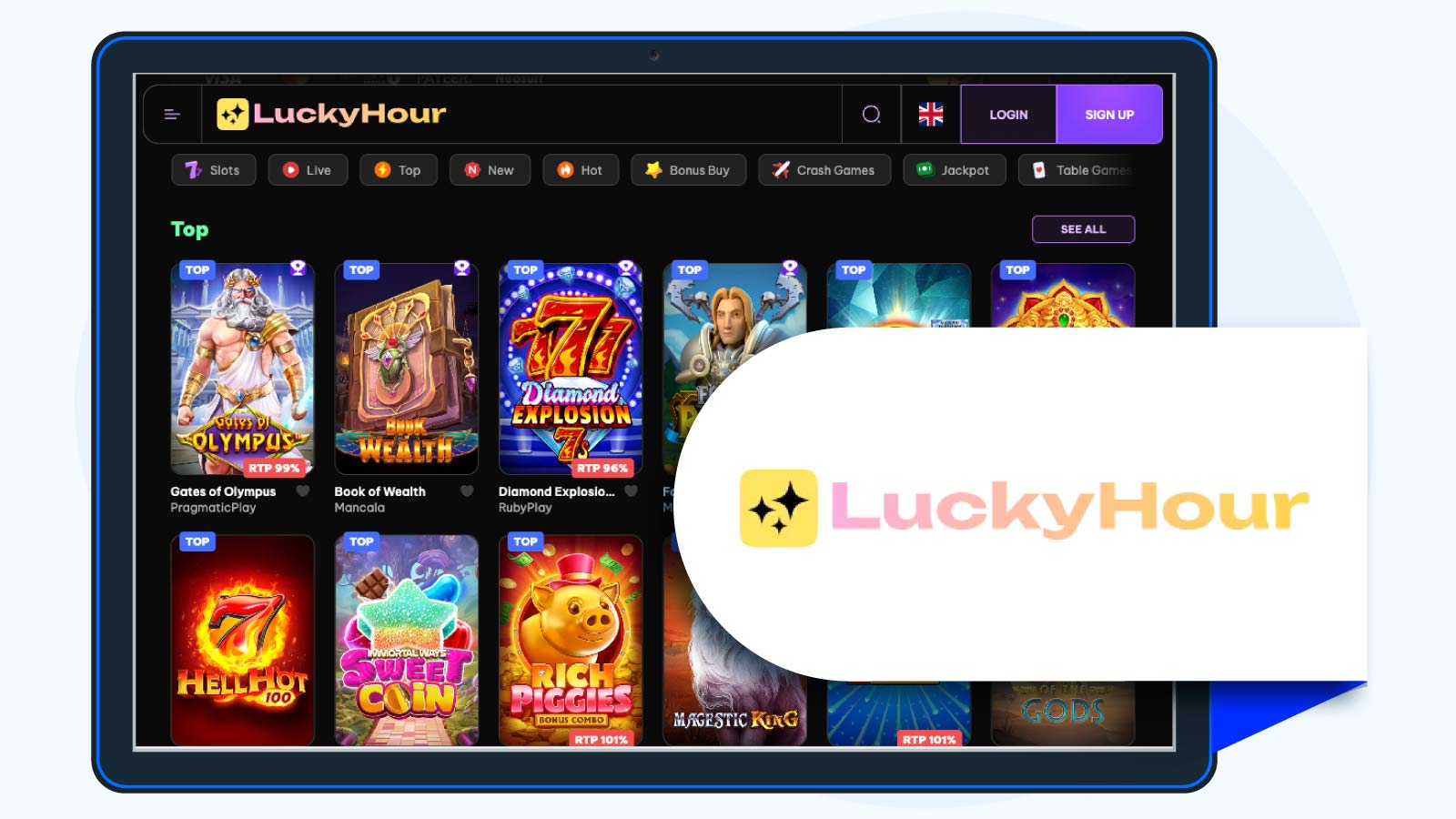 LuckyHour Casino – The Fifth New Online Casino for Ireland in 2024