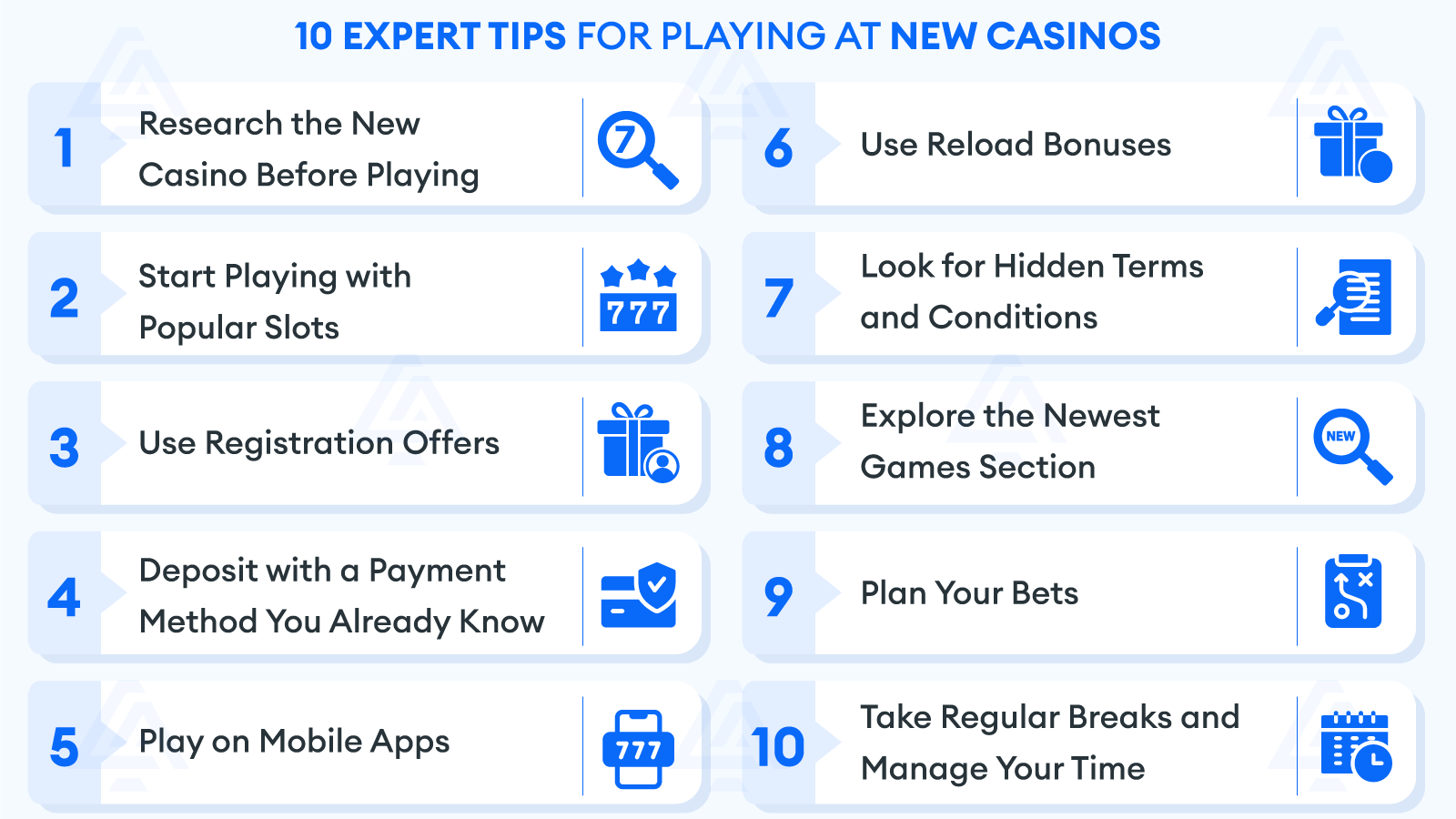 10 Expert Tips for Playing at New Casinos