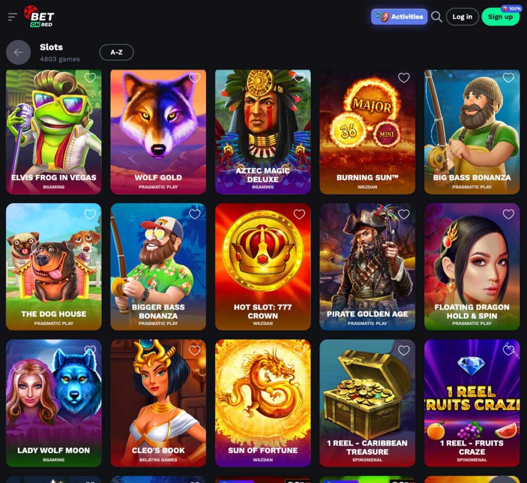 BetOnRed-casino-slots-variety-review
