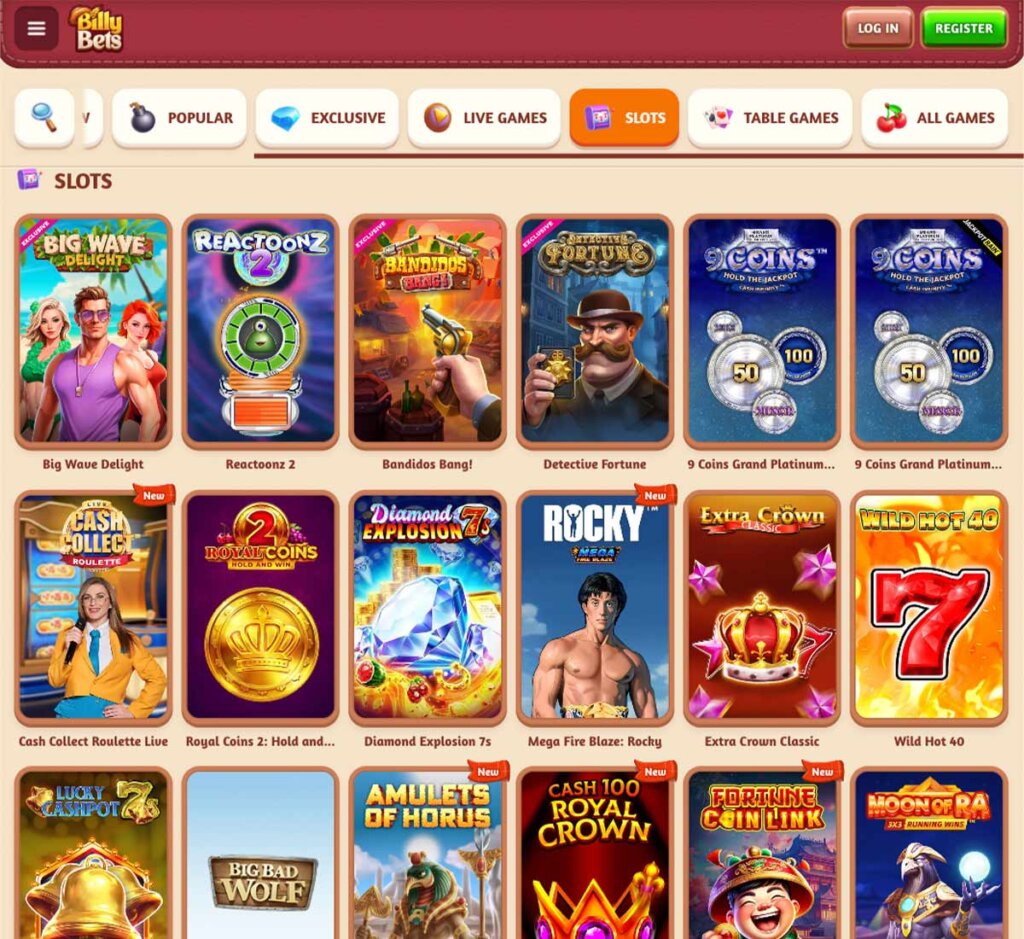Billybetscasino-slots-variety-review