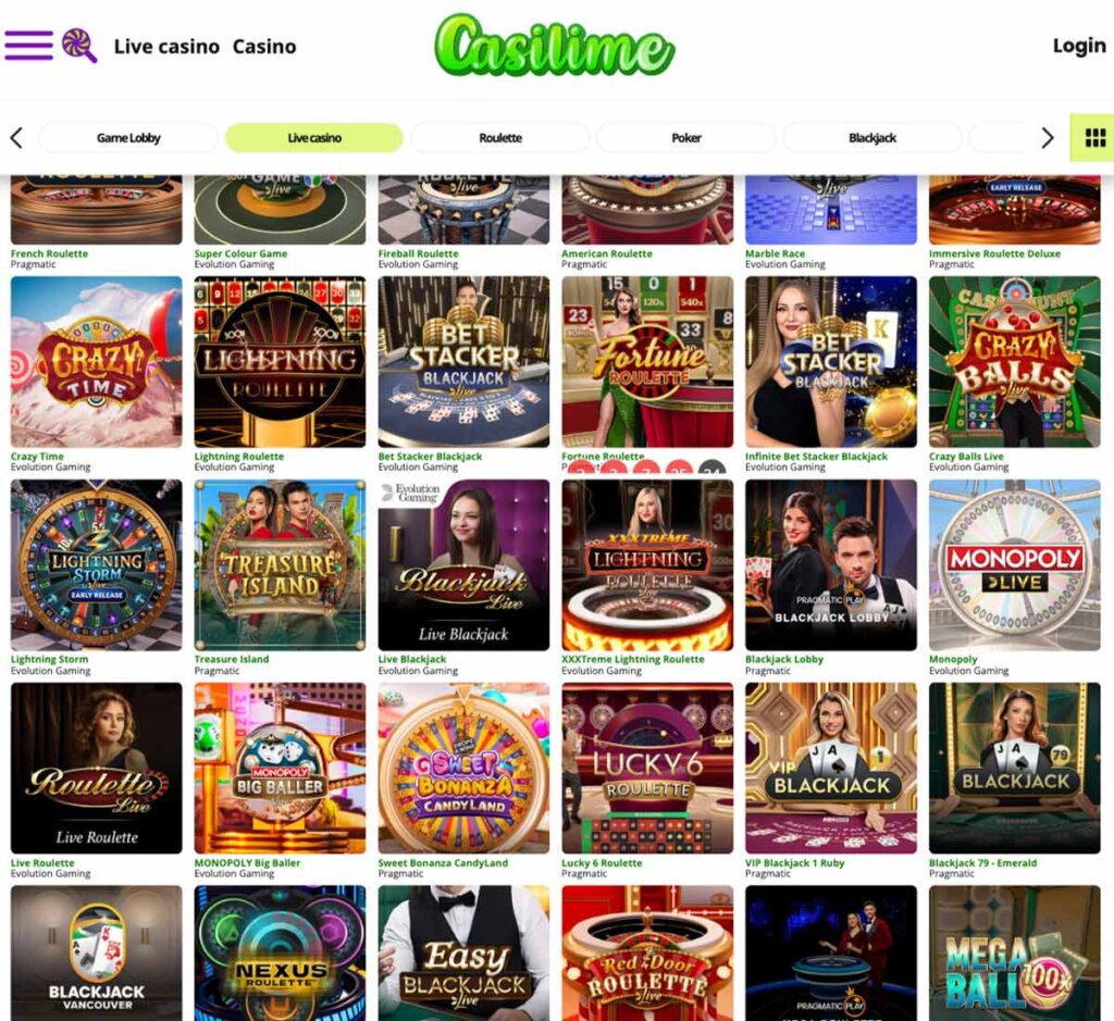 Casilime-casino-live-casino-games-collection-review