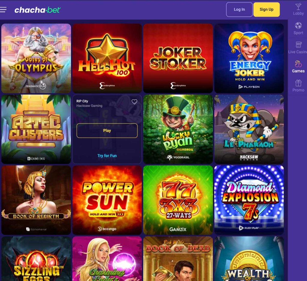 Chacha.bet-casino-slots-variety-review