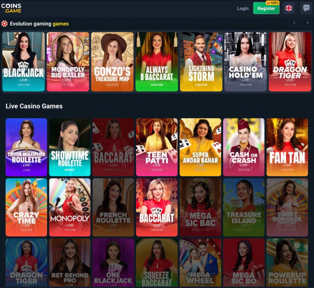 Coins.Game-casino-live-casino-games-collection-review