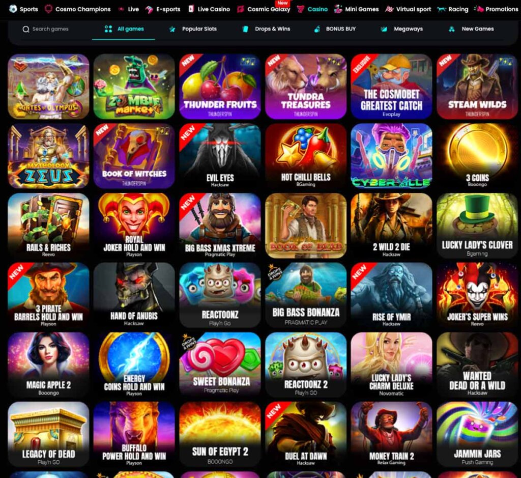 Cosmobet-casino-slots-variety-review