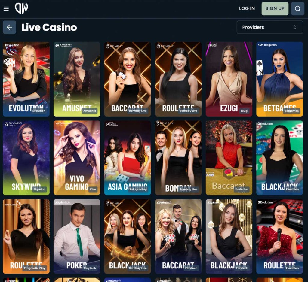 DepositWin-casino-live-casino-games-collection-review