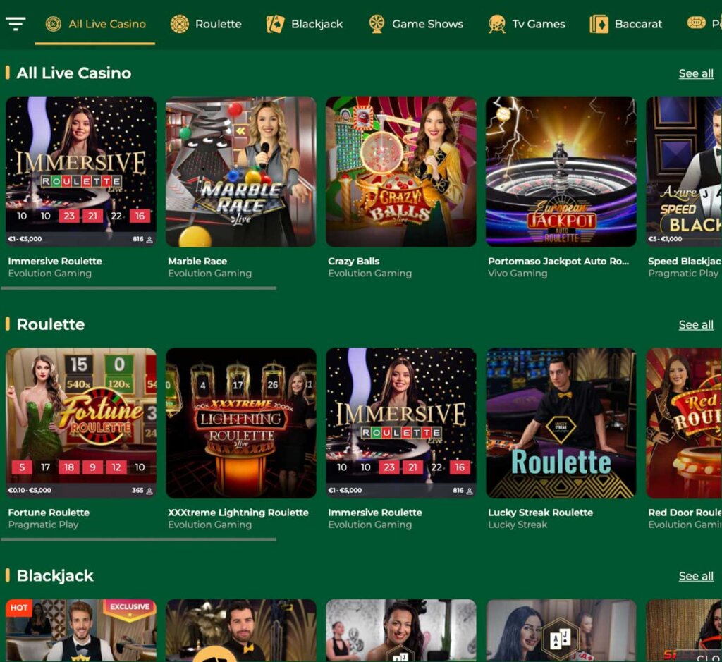 Grandwin-casino-live-casino-games-collection-review