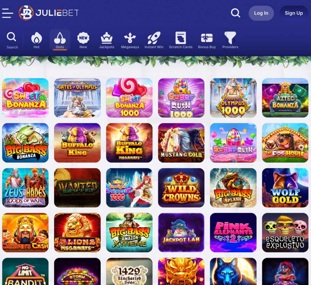 Juliebet-casino-slots-variety-review