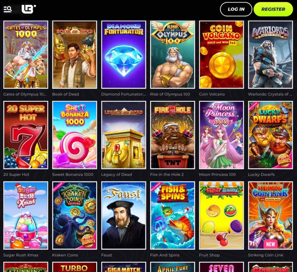 LunuBet-casino-slots-variety-review