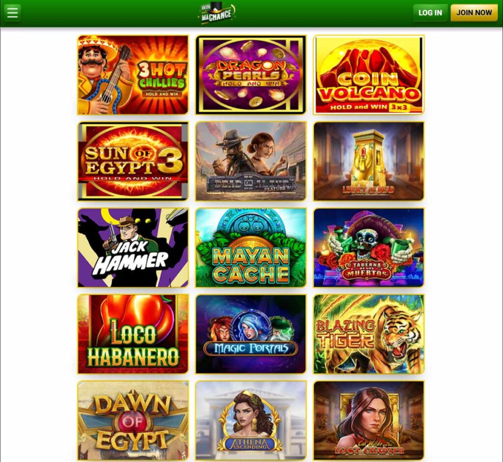 MaChance-casino-slots-variety-review