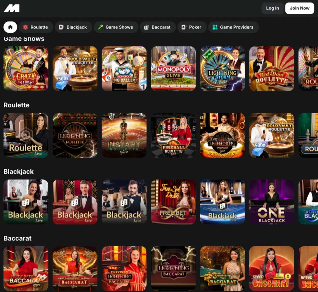 Midnite-casino-live-casino-games-collection-review