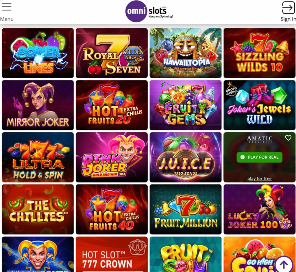 Omni-slots-casino-slots-variety-review