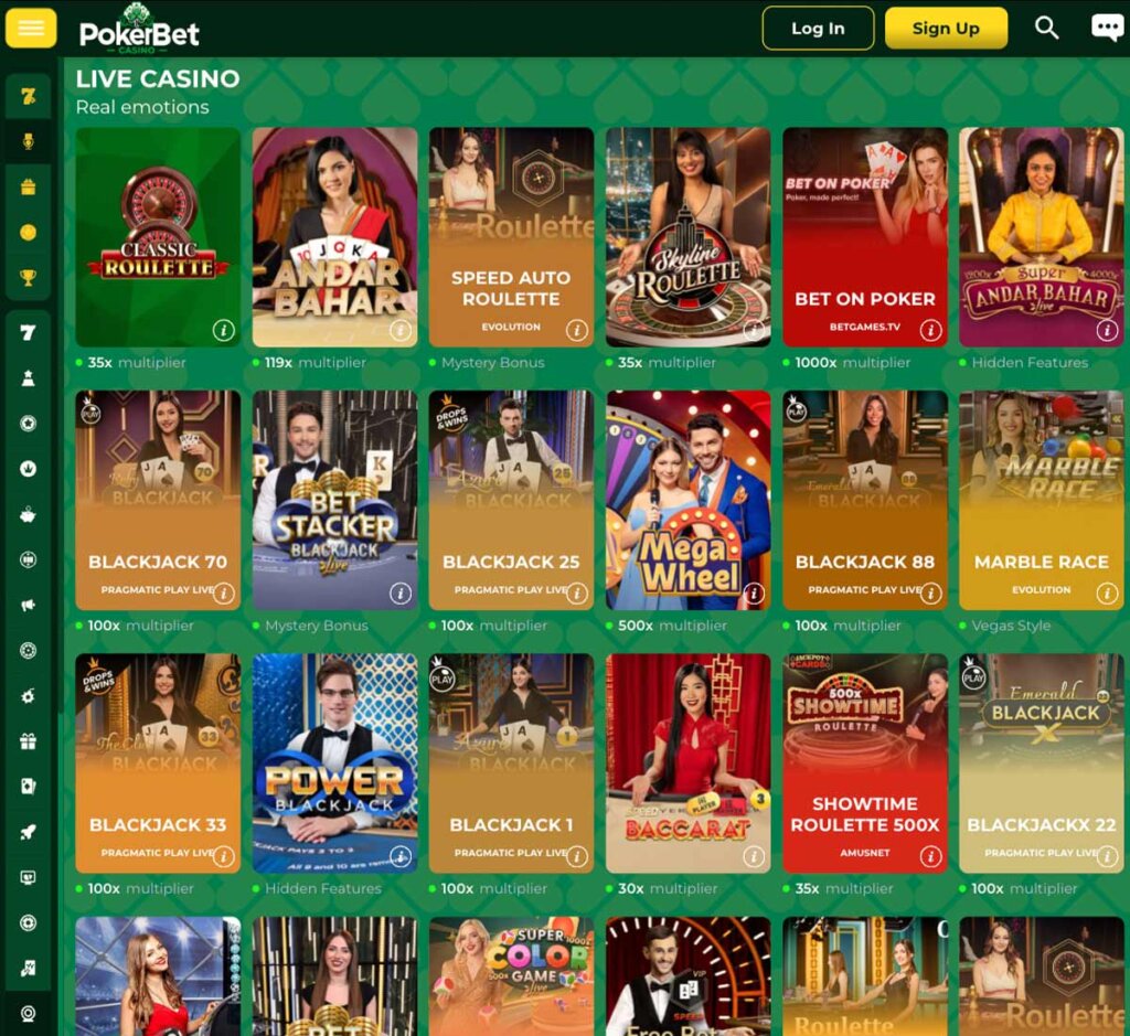 Pokerbet-casino-live-casino-games-collection-review
