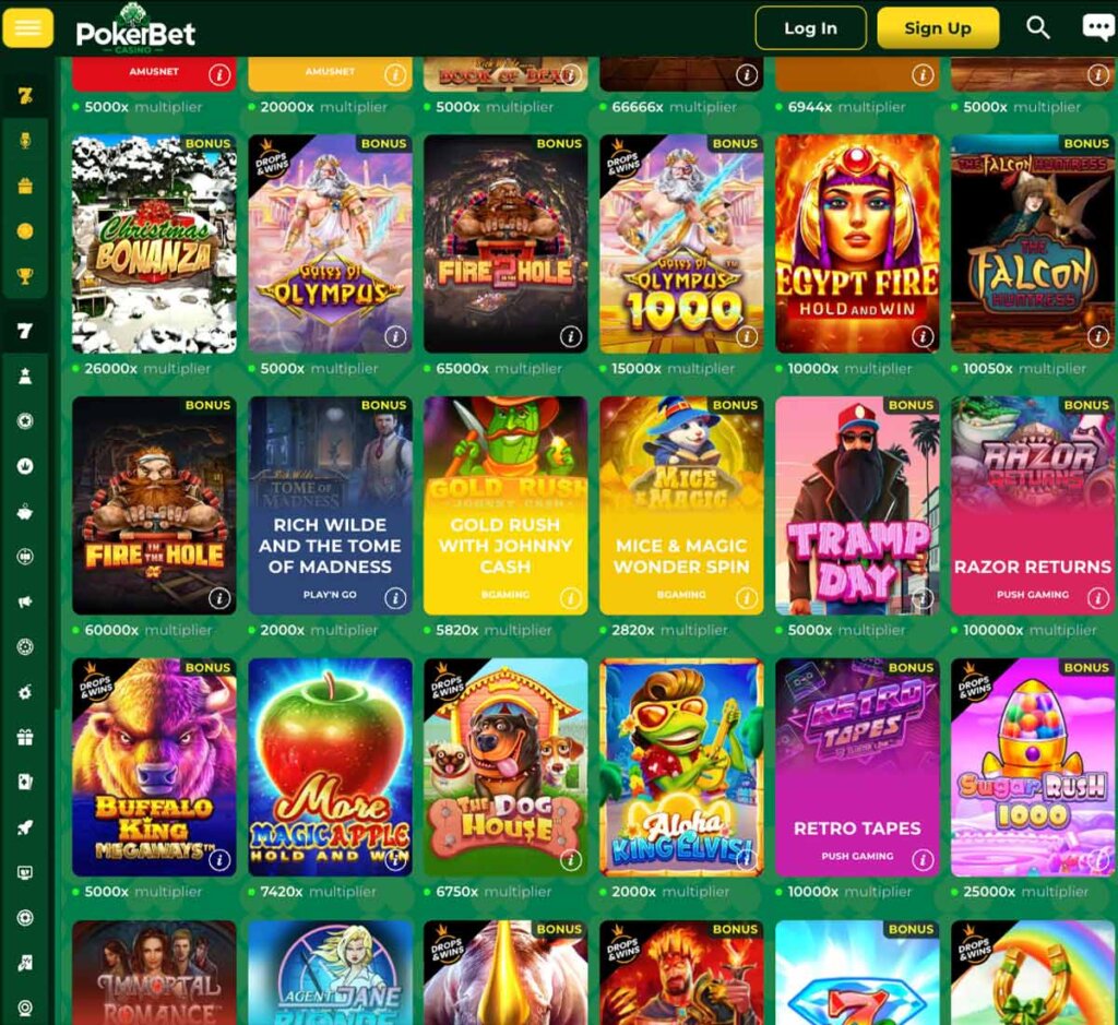 Pokerbet-casino-slots-variety-review