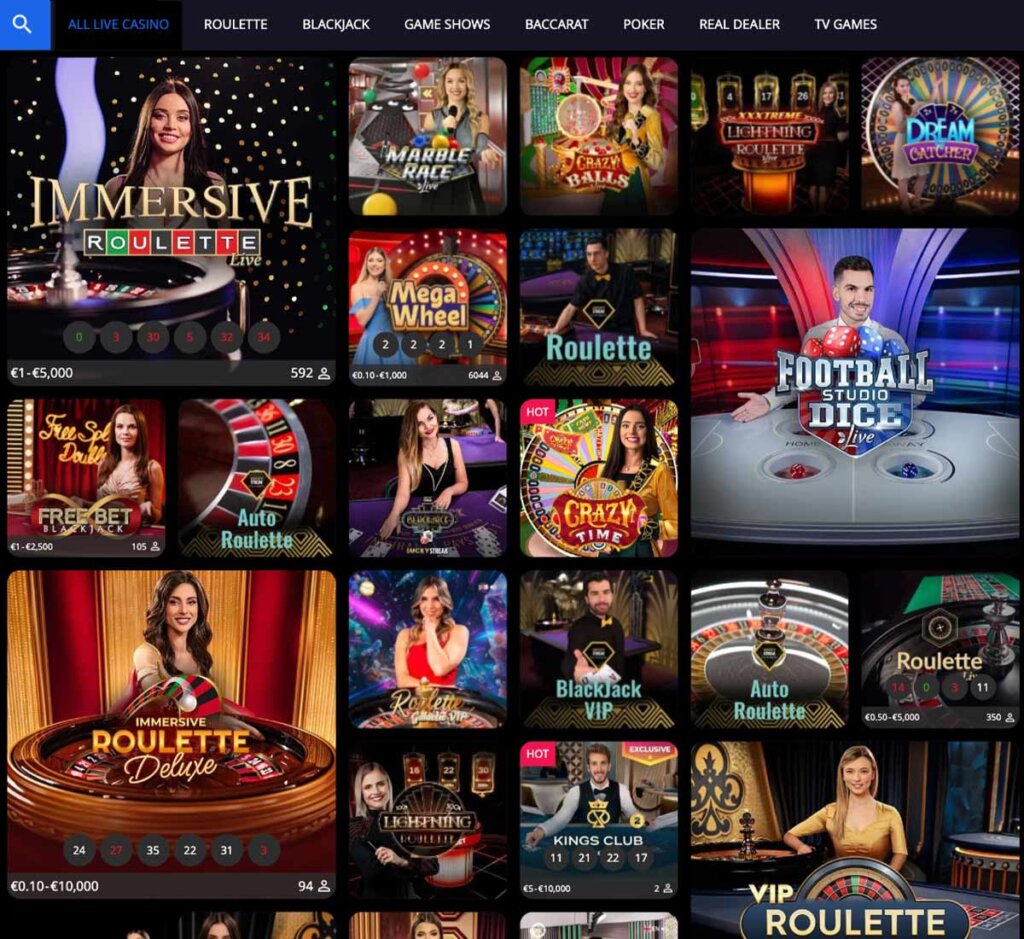 PriBet-casino-live-casino-games-collection-review