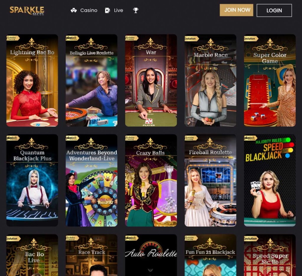 Sparkle-slots-casino-live-casino-games-collection-review