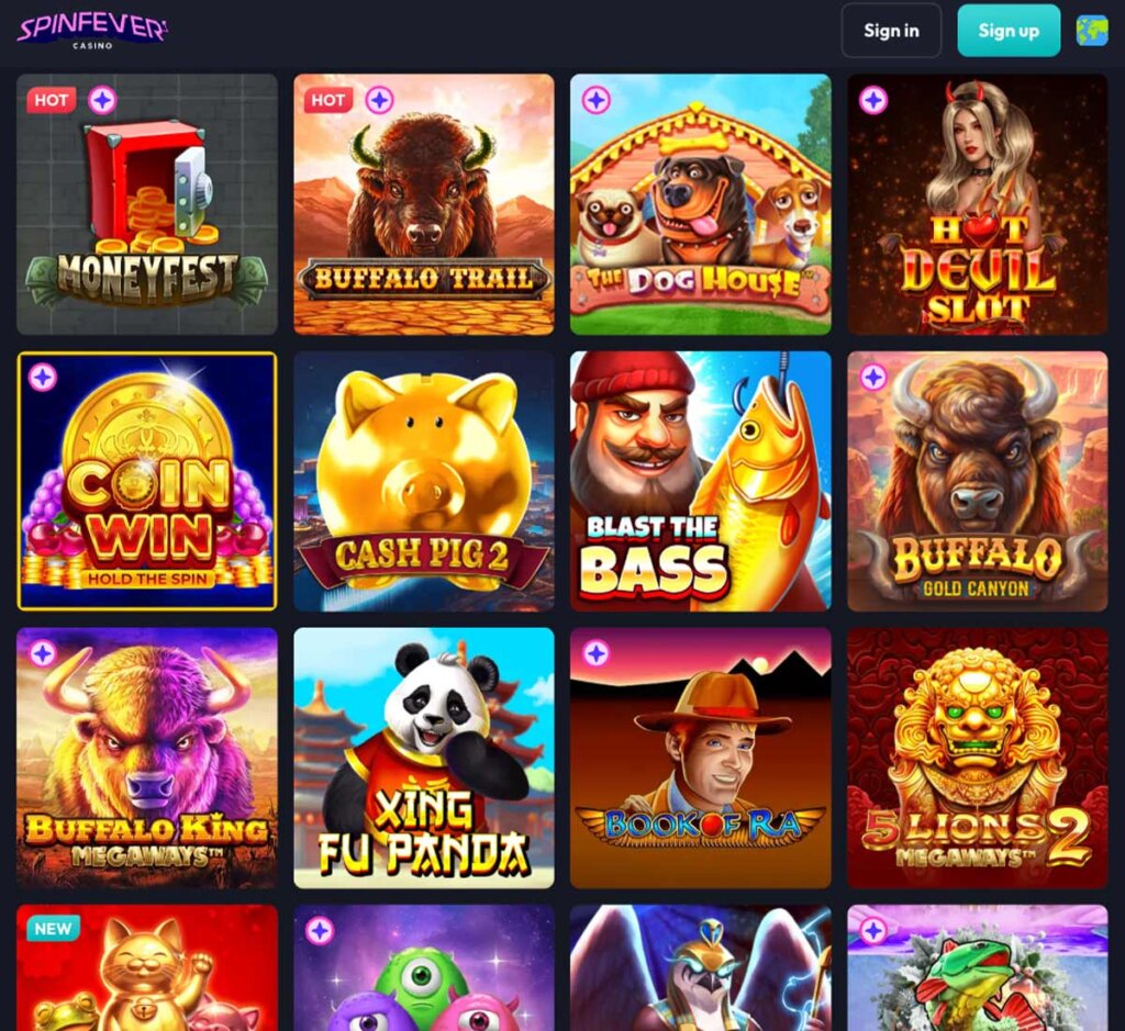 SpinFever-casino-slots-variety-review