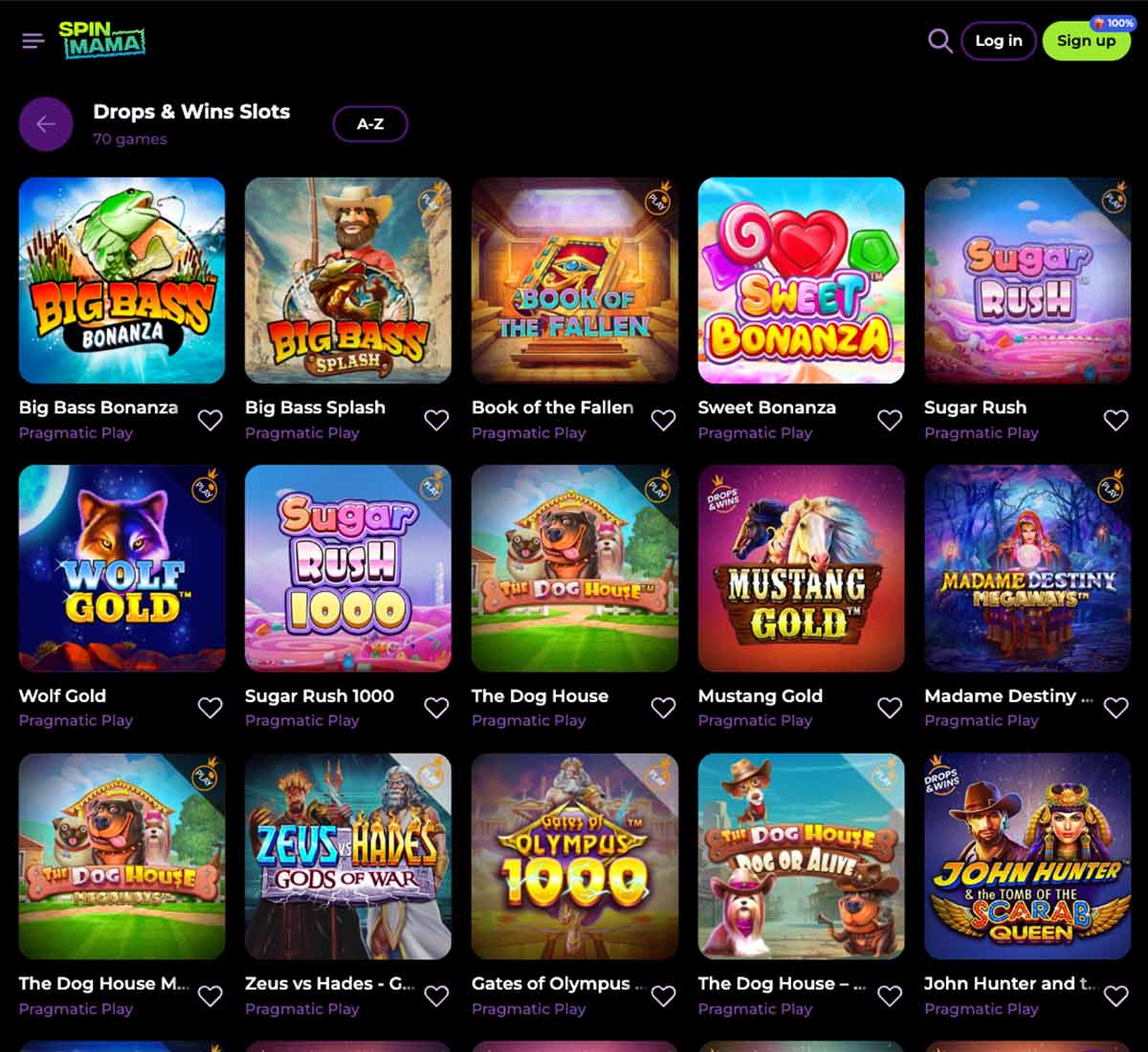 Spinmama casino slots variety review